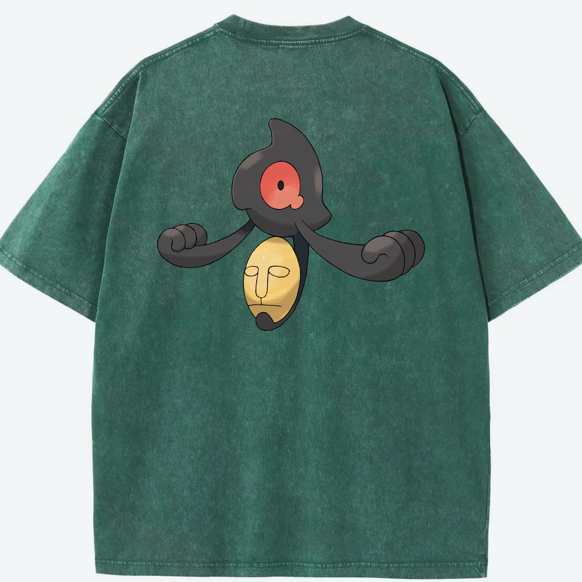（画像用） ポケットモンスター Pokémon 綿100% ヴィンテージ風 半袖Tシャツ（背面プリント）